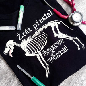 Tričko "Žrát přestal"